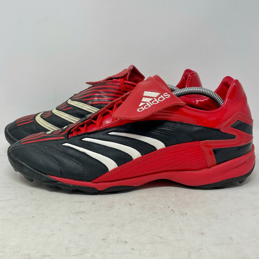 Adidas Predator Absolion TRXT Indoor Soccer Shoes Red Black Size 12